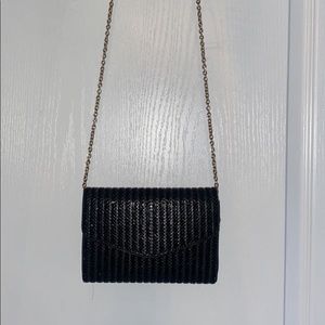 Black Rhinestone Clutch